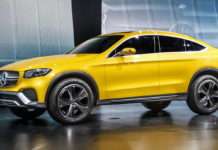 Фотографії: Мерседес GLC Coupe Concept на автосалоні в Шанхаї