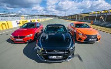 BMW M4 проти Ford Mustang проти Lexus RC F: Порівняння
