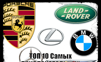 Топ-10 найпривабливіших автомобільних марок