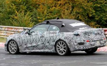 Компанія mercedes почала випробування кабріолета cle (фото)