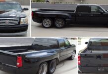 Шестиколісний тюнінгований пікап chevrolet silverado виставили на продаж в сша