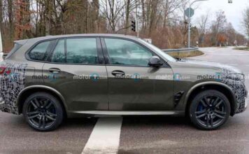 Оновлений кросовер bmw x5 m сфотографували на випробуваннях (фото)