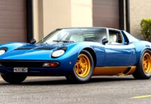 The Ultimate Miura SV: un raro capolavoro di Bleu Tahiti all’asta