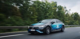 Mercedes EQS 1205 км без підзарядки: тверда батарея та дизель